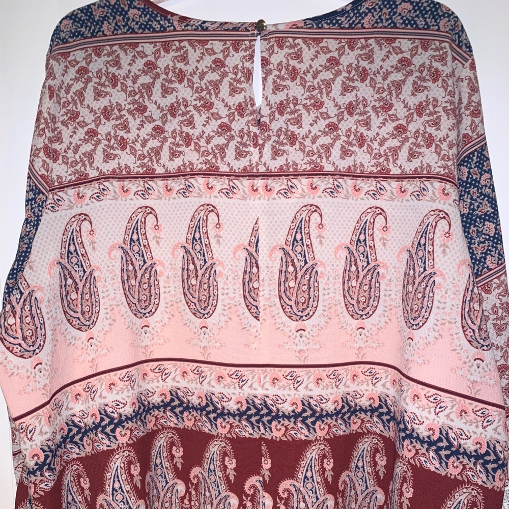 ‘Cato’ WOMENS tunic top 18/20W lace hem - Picture 6 of 6